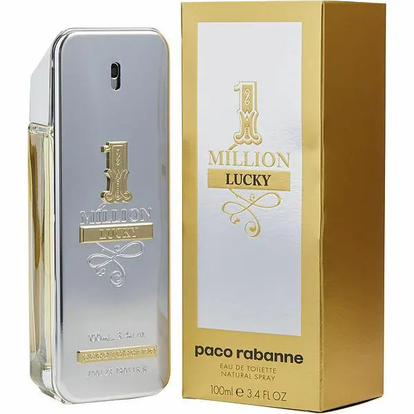 1 One Million Lucky  Cologne For Men 1.7 / 3.4 / 6.7 Oz 3.4 OZ by Paco Rabanne