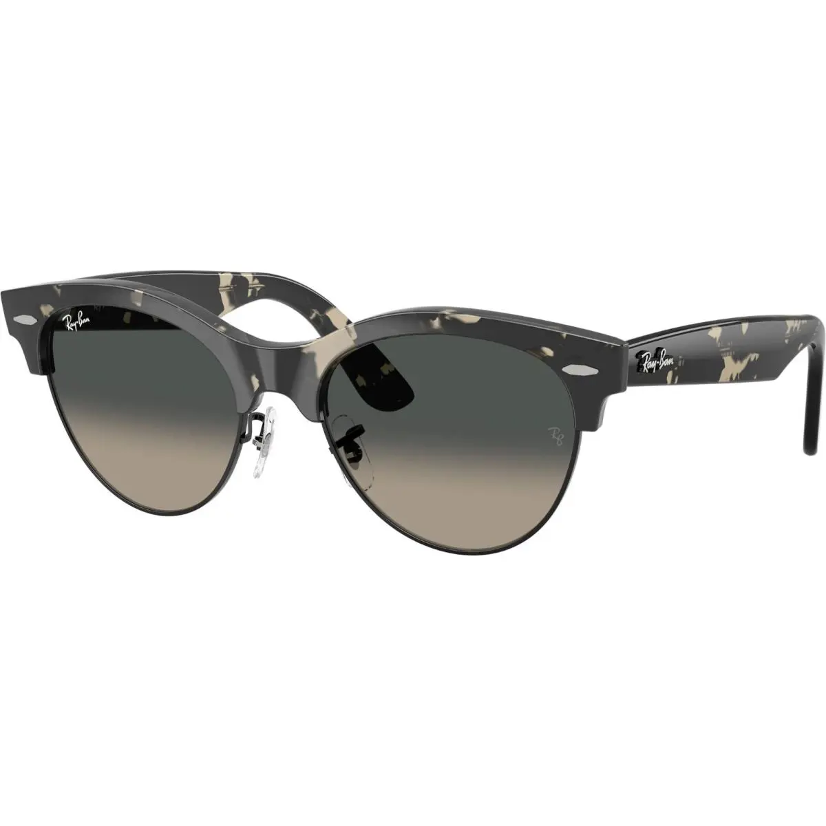 Ray-ban RB2341 1433/71 51mm Clubmaster Way Sunglasses Unisex - Frame: Gray, Lens: Gray