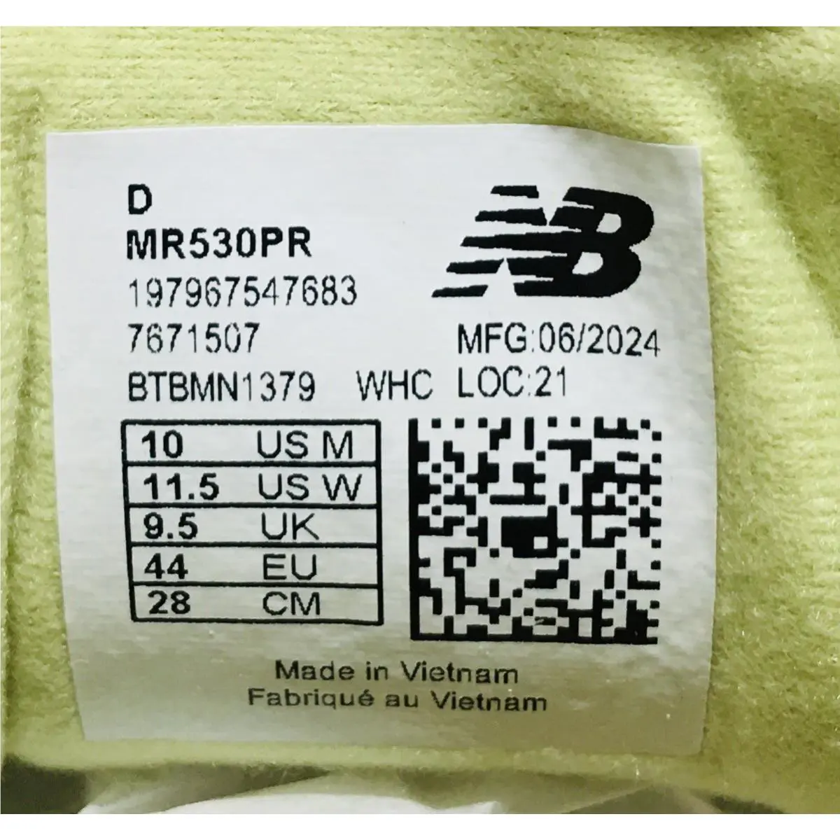 New Balance shoes - New Balance 530 - Yellow Green (UPC: 197967547683) 21