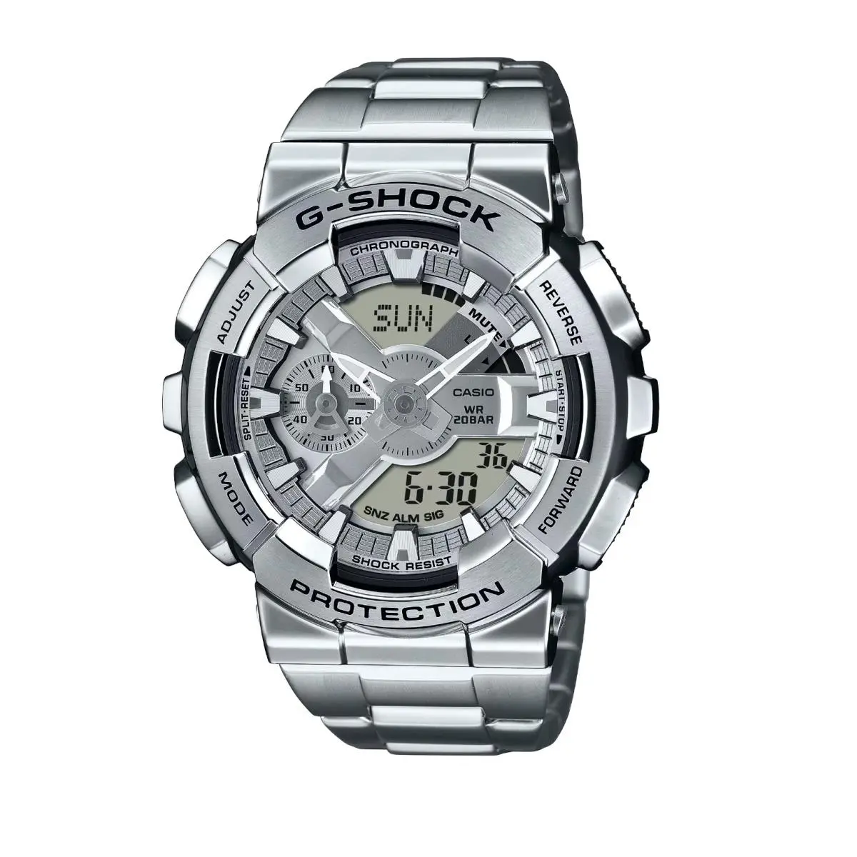 Casio G-shock GM110D-8A 110 Series Ana-digital Steel Resin Quartz Men`s Watch