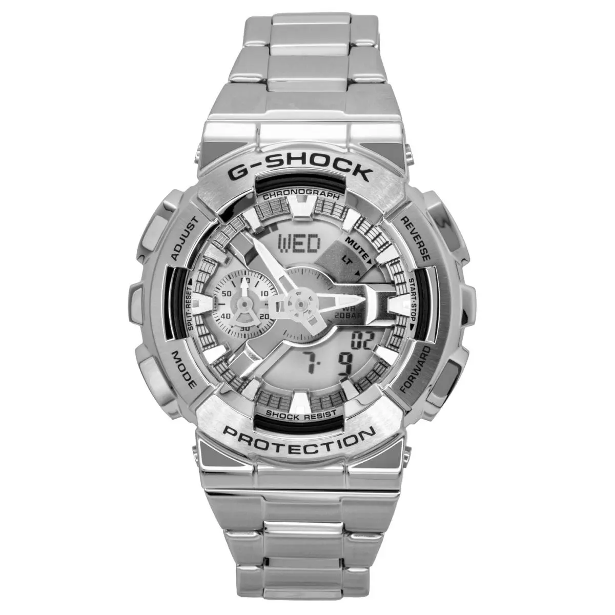 G-shock Gray Dial Quartz Sports 200M Wristwatch GM-110D-8A Men`s Watch by Casio