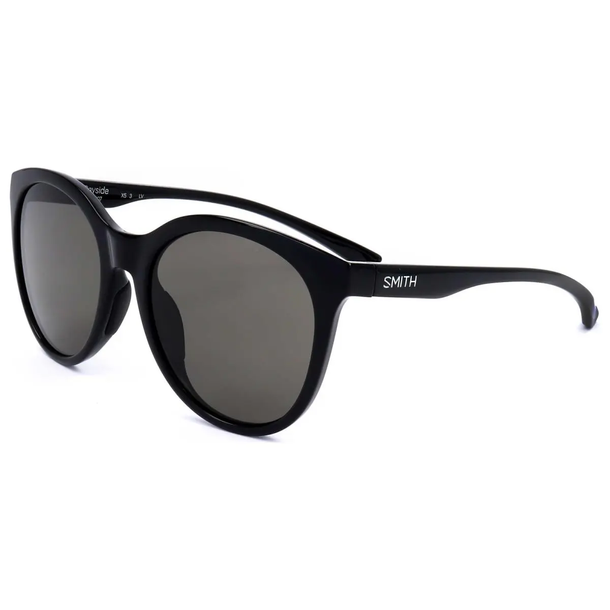 Smith Optics Unisex 54mm Black Sunglasses BAYSIDE-807-54 - Frame: Black, Lens: Grey, Other Frame: Black