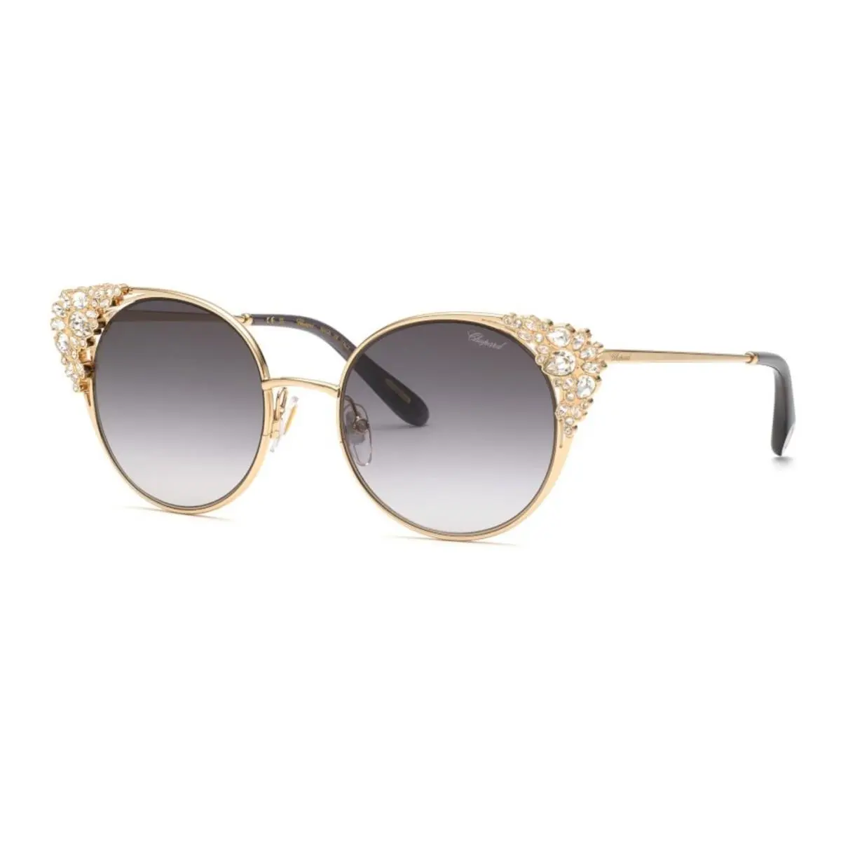 Chopard SCHL06S Schl 06S 300 Gold W/crystals Sunglasses 53-20-145