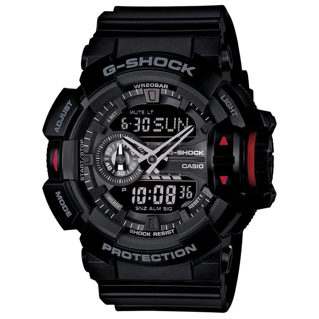 Casio G-shock GA-400-1BDR Multi-dimensional Analog Digital Watch