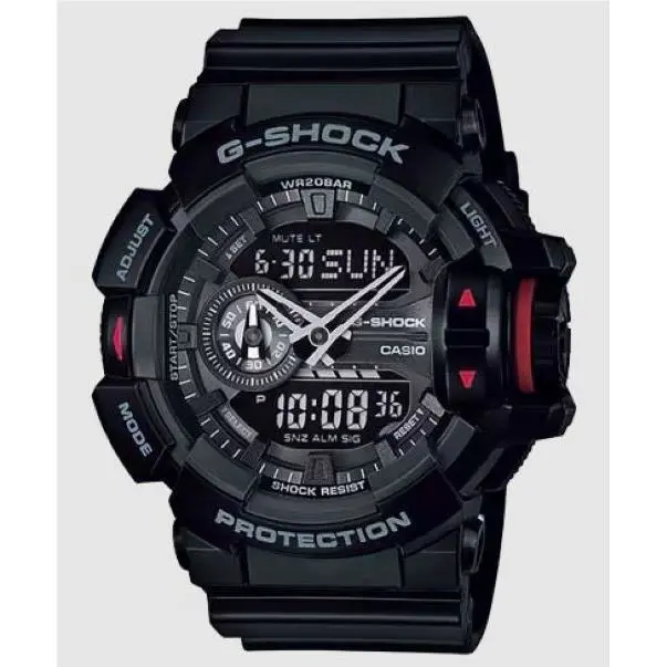 : G-shock GA-400-1BDR - Multi-function - Analog / Digital - Wrist Watch by Casio