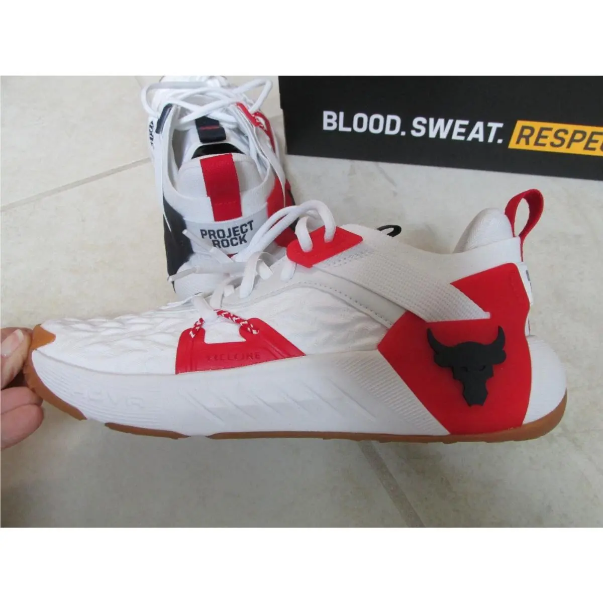 Under Armour shoes - Under Armour Project Rock 6 - 3027349-100 - White (UPC: 196885681905) 0