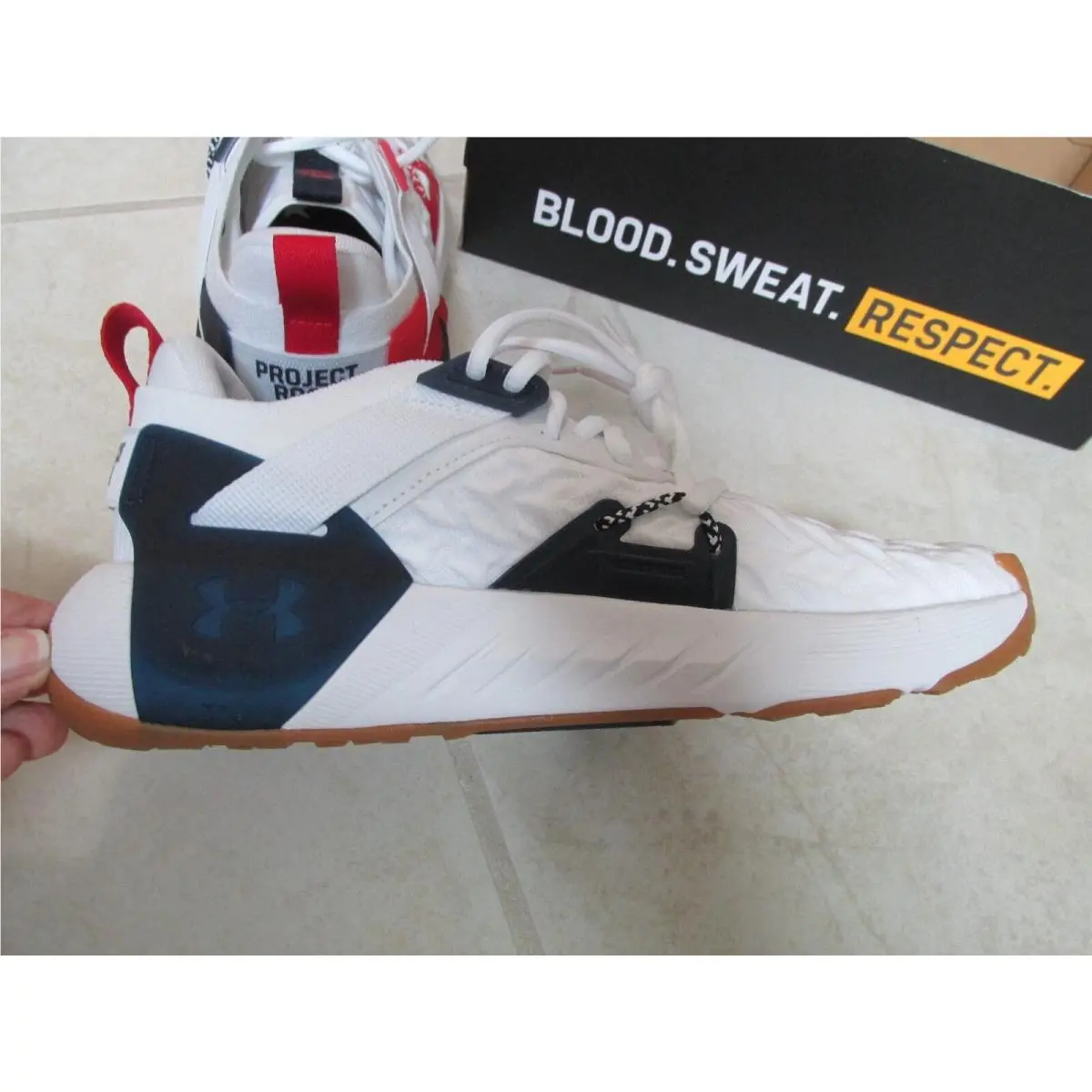 Under Armour shoes - Under Armour Project Rock 6 - 3027349-100 - White (UPC: 196885681905) 1