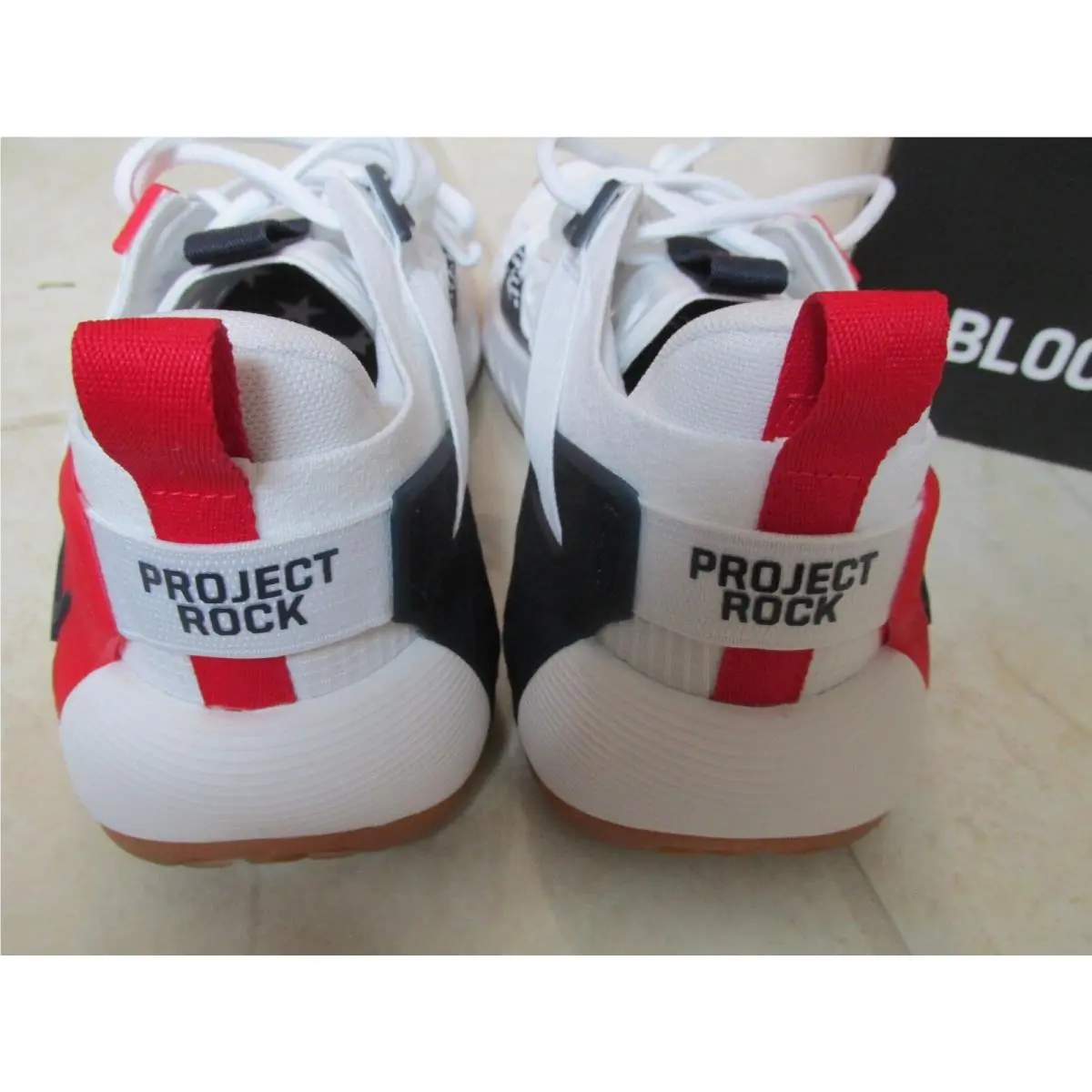 Under Armour shoes - Under Armour Project Rock 6 - 3027349-100 - White (UPC: 196885681905) 3