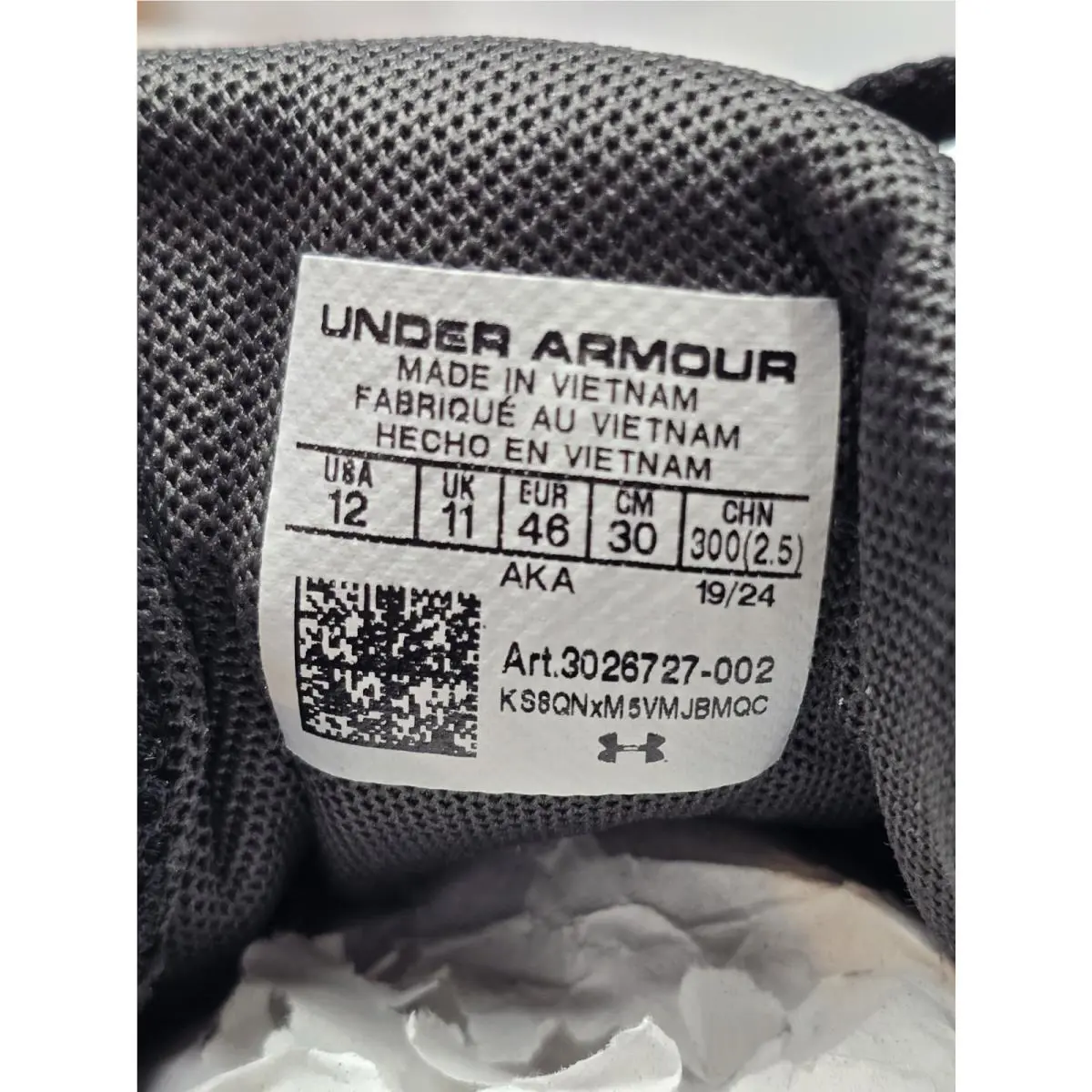 Under Armour shoes - Under Armour Charged Edge - Charged Edge - 3026860-002 - Black (UPC: 197779168304) 8