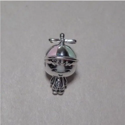 Pandora Propeller Hat Little Boy 798015ENMX Silver Multicolor Charm