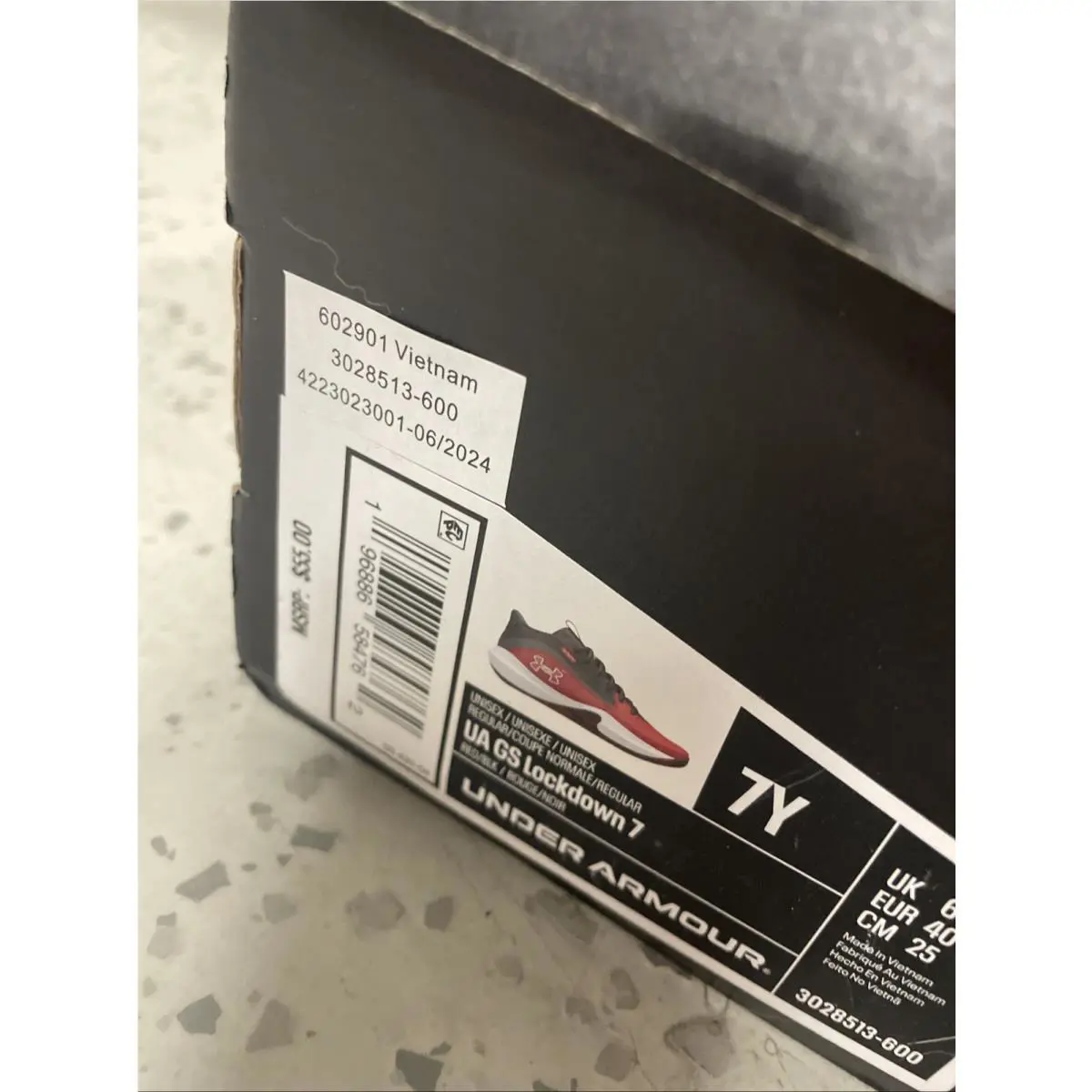 Under Armour shoes - UNDER ARMOUR LOCKDOWN 7 - LOCKDOWN - 3028512-600 - Red 15