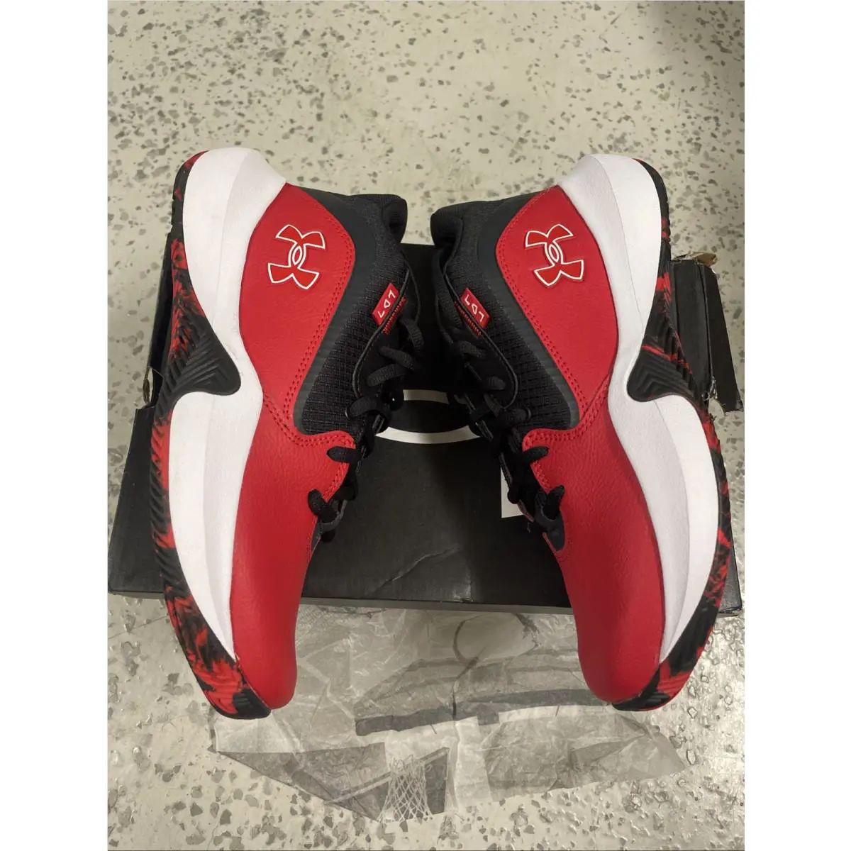 Under Armour shoes - UNDER ARMOUR LOCKDOWN 7 - LOCKDOWN - 3028512-600 - Red 3