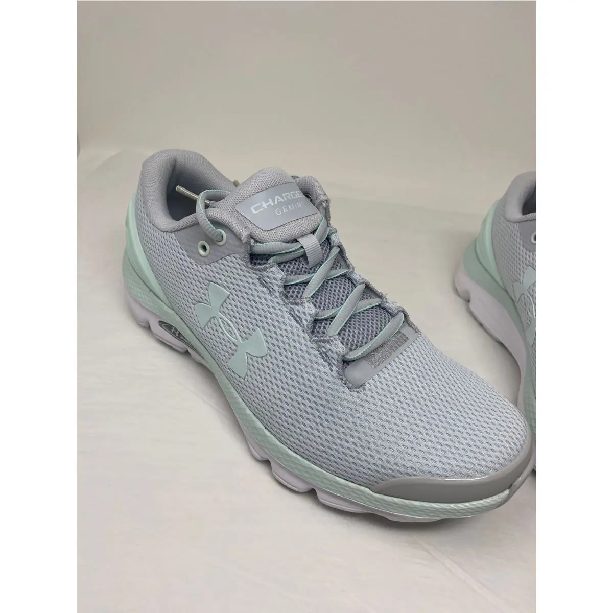 Under Armour shoes - Under Armour Charged Gemini - Charged Gemini - White/Mint (UPC: 194514249885) 2