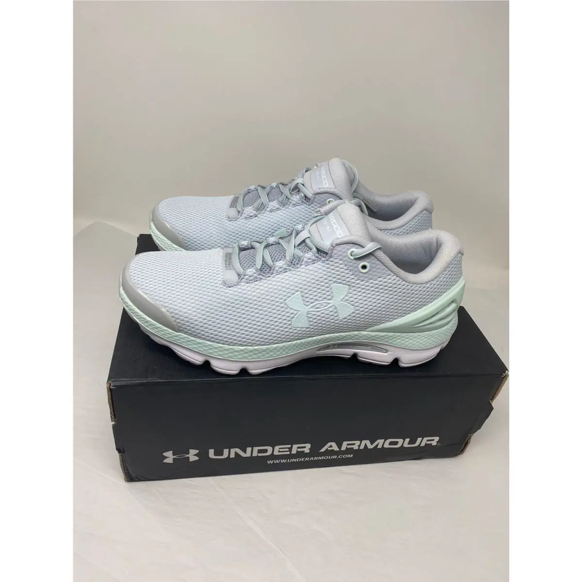 Under Armour shoes - Under Armour Charged Gemini - Charged Gemini - White/Mint (UPC: 194514249885) 3