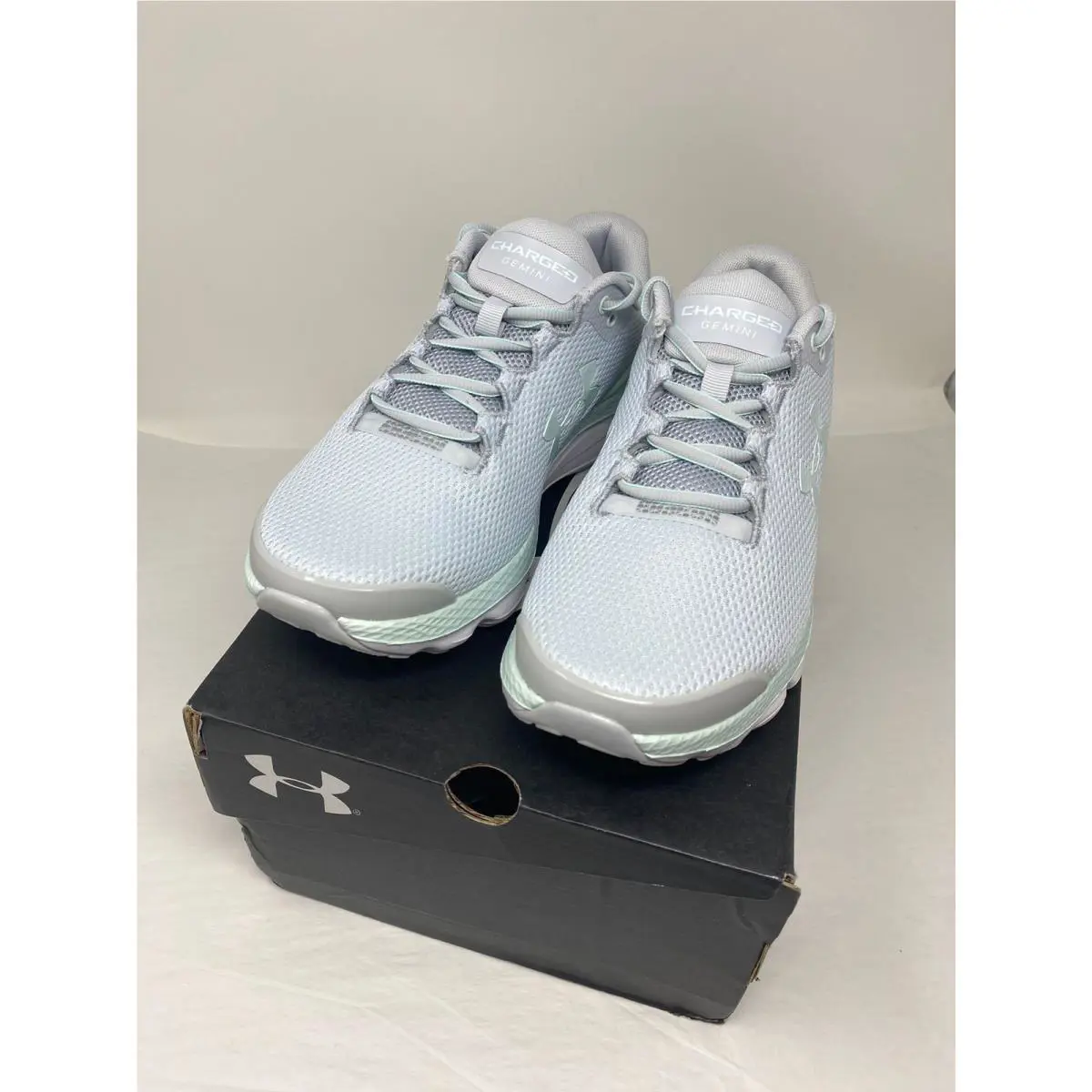 Under Armour shoes - Under Armour Charged Gemini - Charged Gemini - White/Mint (UPC: 194514249885) 5