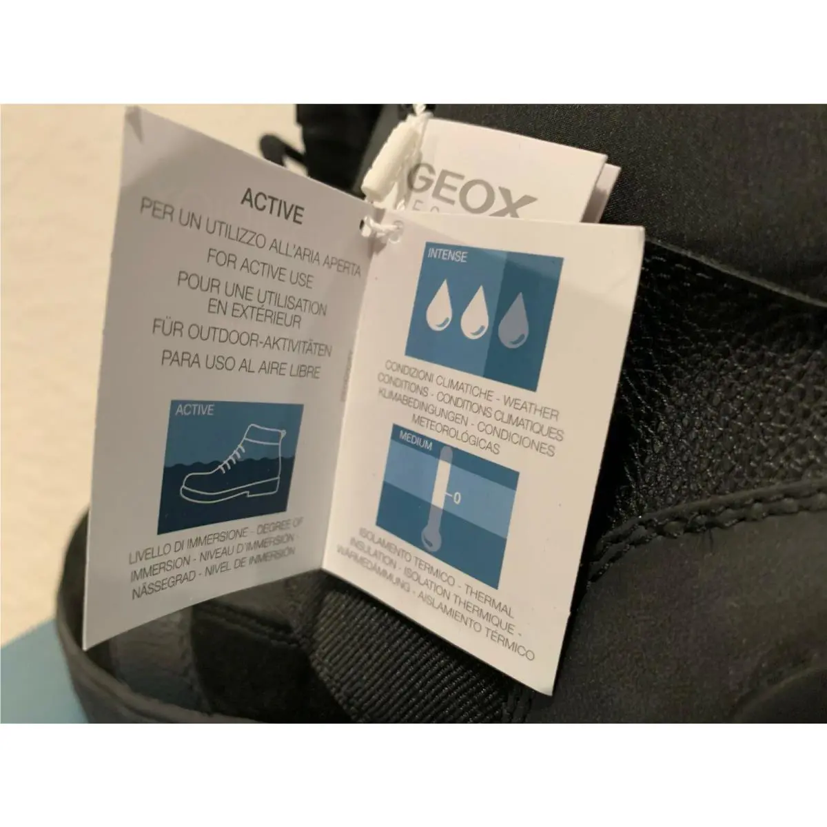 Geox shoes - U Taiki B ABX Amphibiox - Black 4