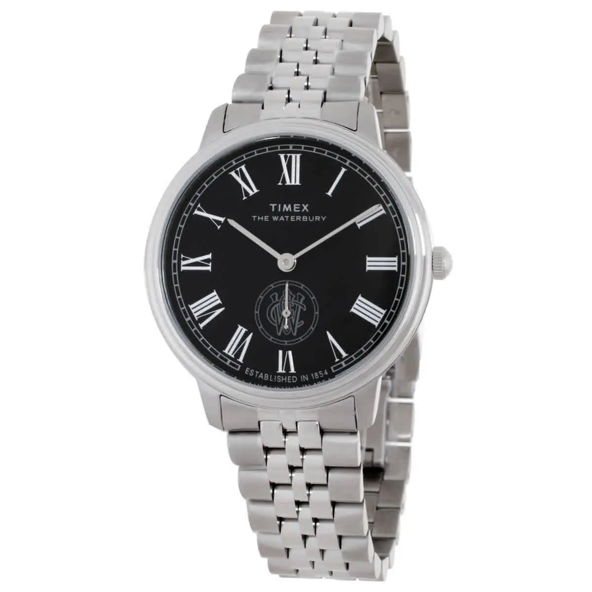 Waterbury Metropolitan Quartz Black Dial Watch TW2Y23300 by Timex