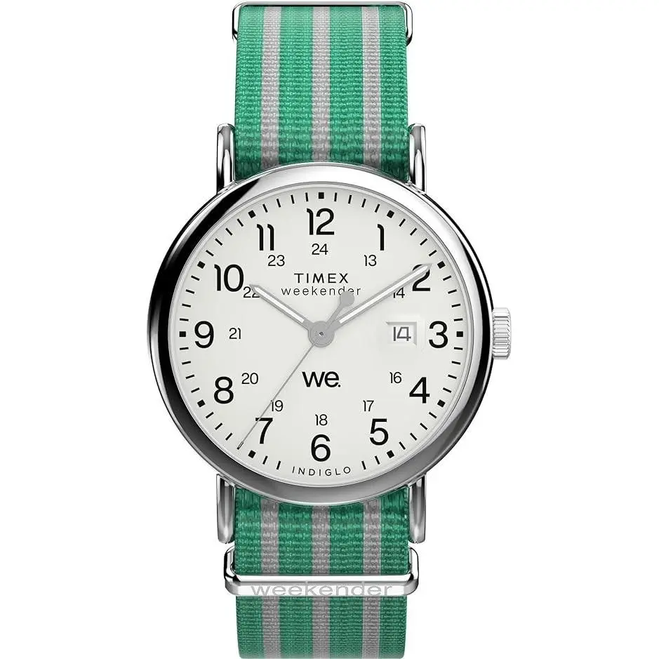 Watch Weekender 40mm TW2Y08800 Men`s Green by Timex
