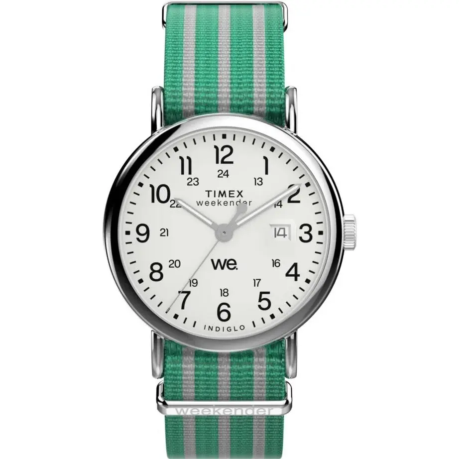 Watch Weekender 40mm TW2Y08800 Men`s Green by Timex