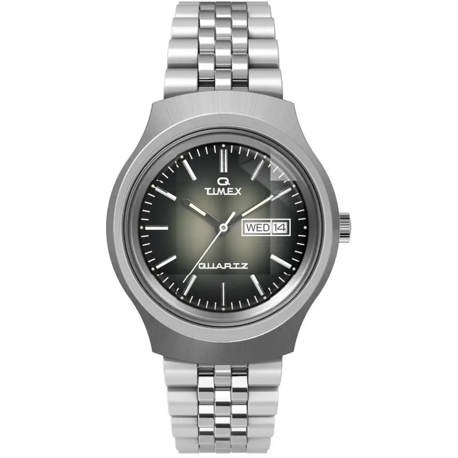 Q  Reissue Dégradé 38mm Stainless Steel Bracelet Watch TW2W22500 by Timex