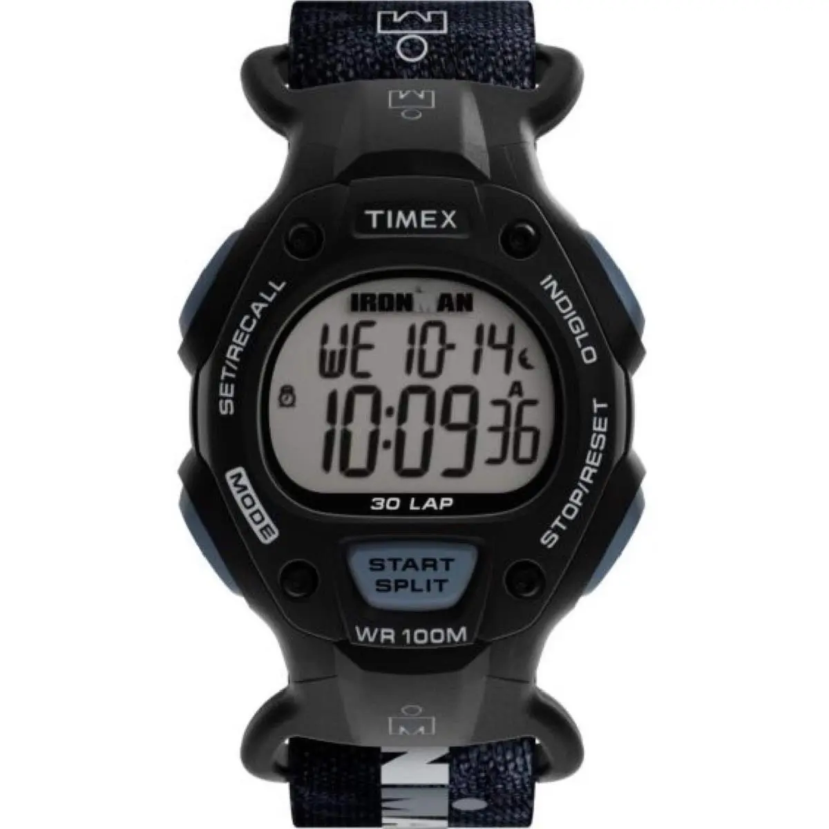 Timex Unisex Ironman Classic 30-Lap 38mm Recycled Strap Digital Watch TW2W94100