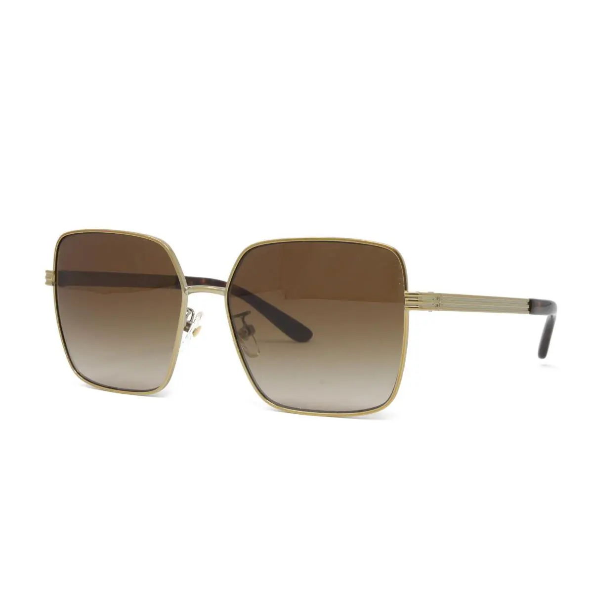 Tory Burch Women`s Sunglasses TY6087 327913 Shiny Gold 55mm Square Metal