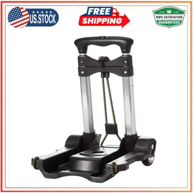 Samsonite Compact Folding Luggage Cart – Lightweight Portable Black