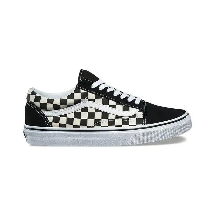 Vans Old Skool Primary Check Black/white VN0A38G1P0S Men Shoes Sneakers - Black
