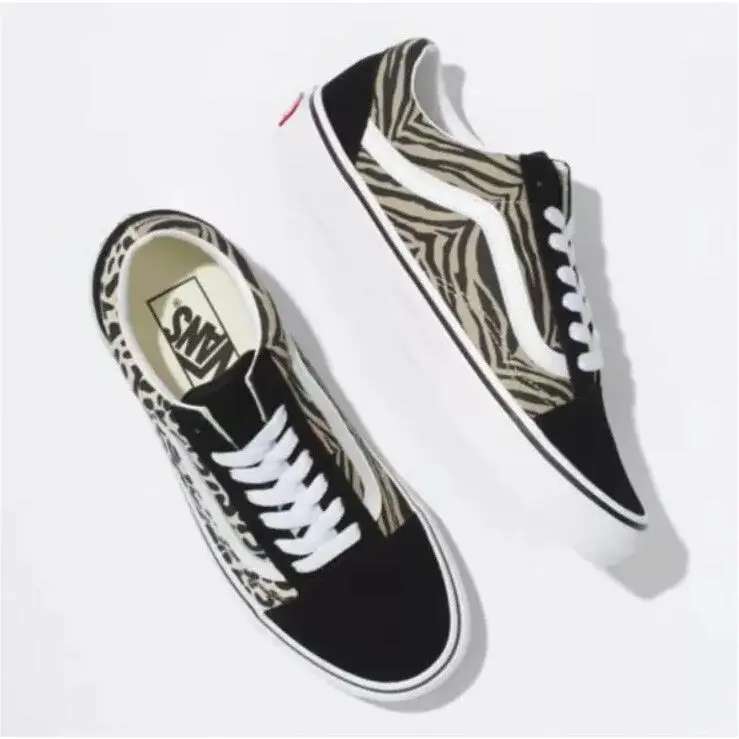 Vans shoes - VANS Old Skool - Old Skool - VN-0A3WKT9XB - (Safari Multi) Mix/ True White 7
