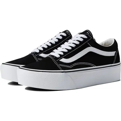 Vans UA Old Skool Stackform Black/true White - Black