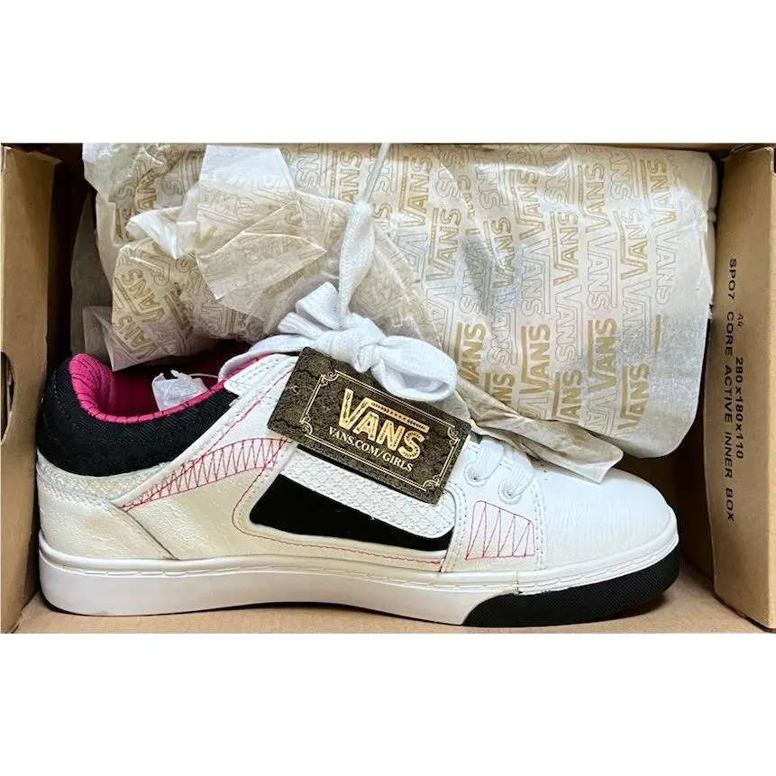 Vans shoes - VANS Skate - Skate - VN0HJSYL7 - White/ Pink 1