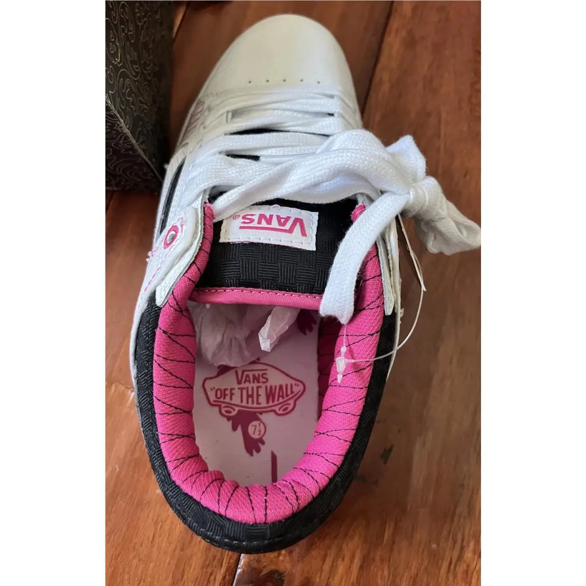 Vans shoes - VANS Skate - Skate - VN0HJSYL7 - White/ Pink 5