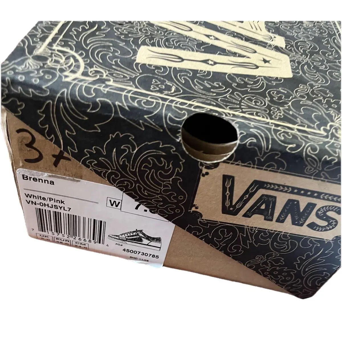 Vans shoes - VANS Skate - Skate - VN0HJSYL7 - White/ Pink 13
