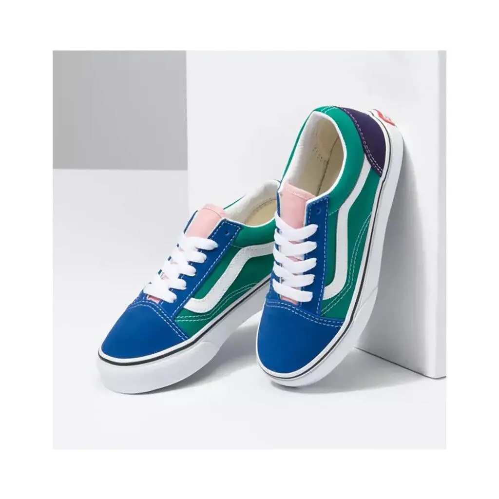 Vans shoes - VANS Old Skool - Old Skool - VN0A38G19EJ - (Retro Court) Multi/ True White 9