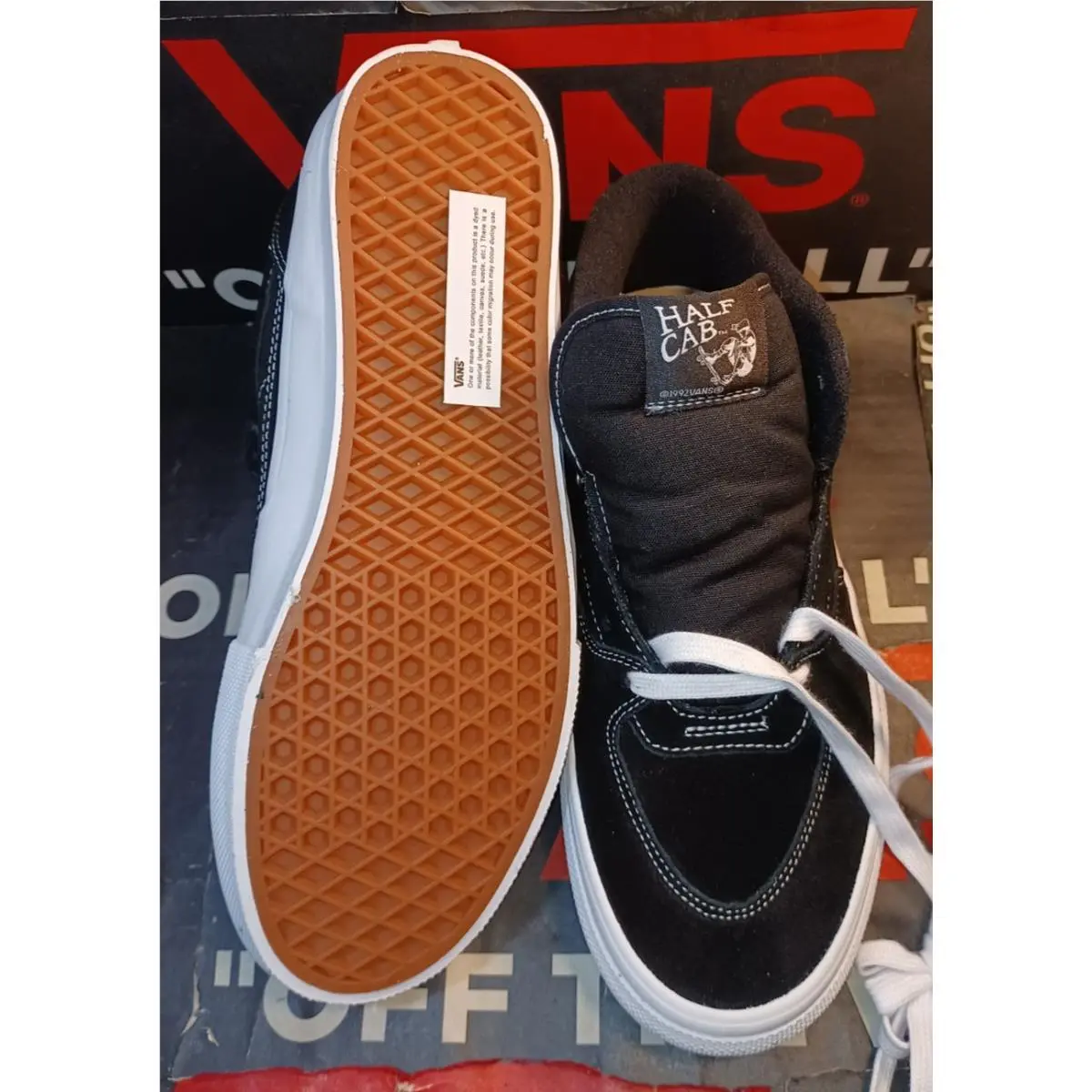 Vans shoes - Skate Half Cab - Skate Half Cab - VN0A5FCDY28 - Black 1