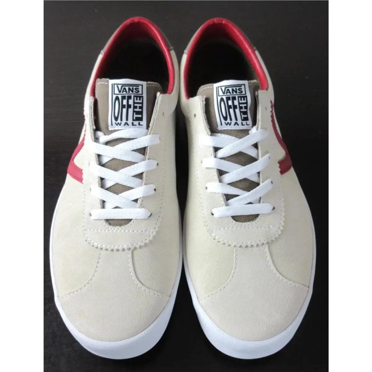 Vans shoes - Cream and Red 0