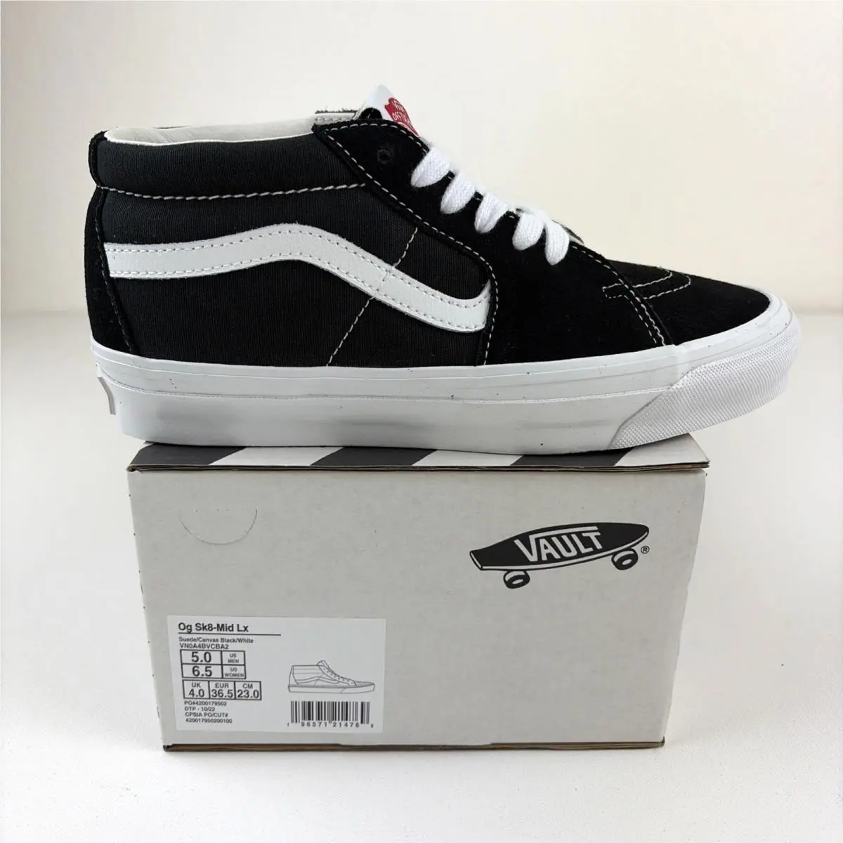 Vans shoes - Vans Og Sk8-Mid LX - VN0A4BVCBA2 - Black 17
