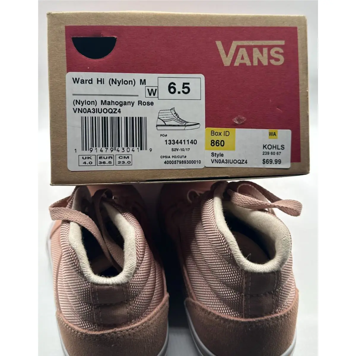 Vans shoes - VN0A3IUOQZ4 - VN0A3IUOQZ4 - Pink (UPC: 191479430419) 7