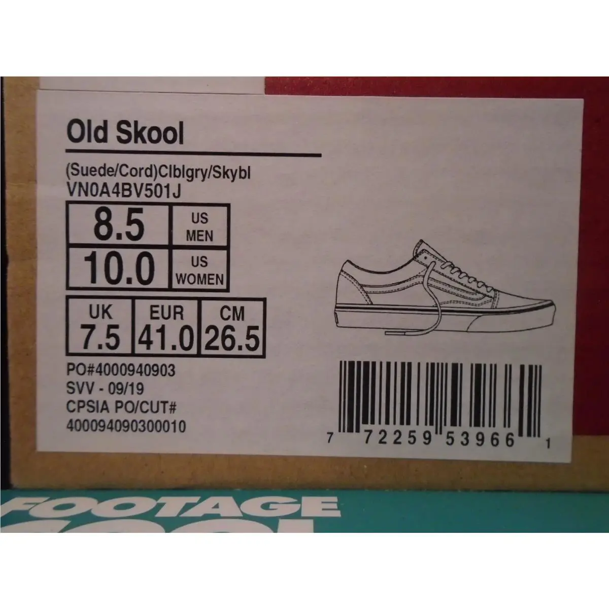 Vans shoes - VANS Old Skool - Old Skool - VN0A4BV501J - Blue 11