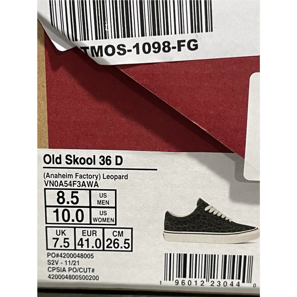 Vans shoes - VANS Old Skool 36 D - VN0A54F3AWA - Green 8