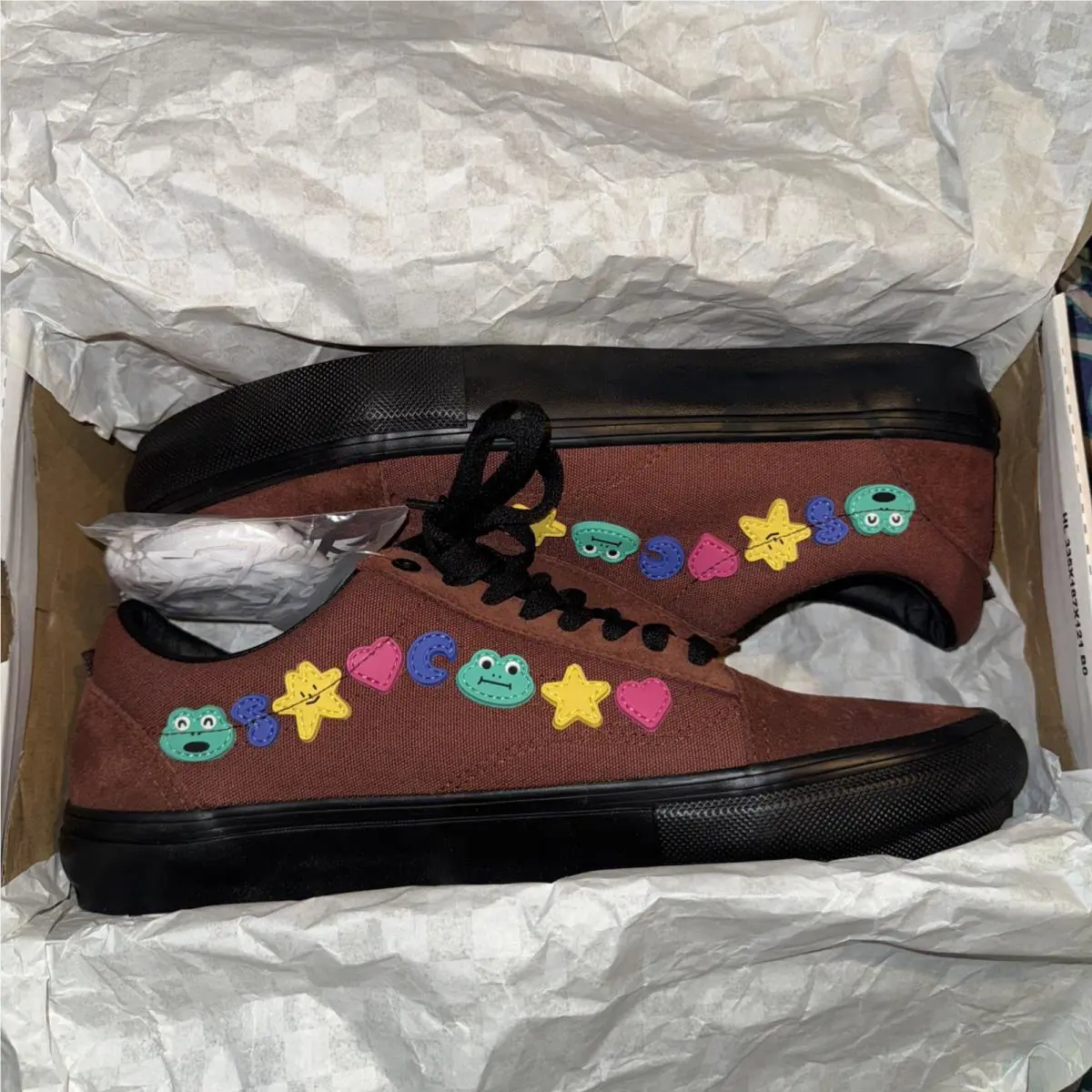 Vans shoes - Skate Old Skool x Frog Skateboards Brown/Black Shoes - VN0A5FCBY49 - Brown/Black/Multicolor (UPC: 196570138806) 17