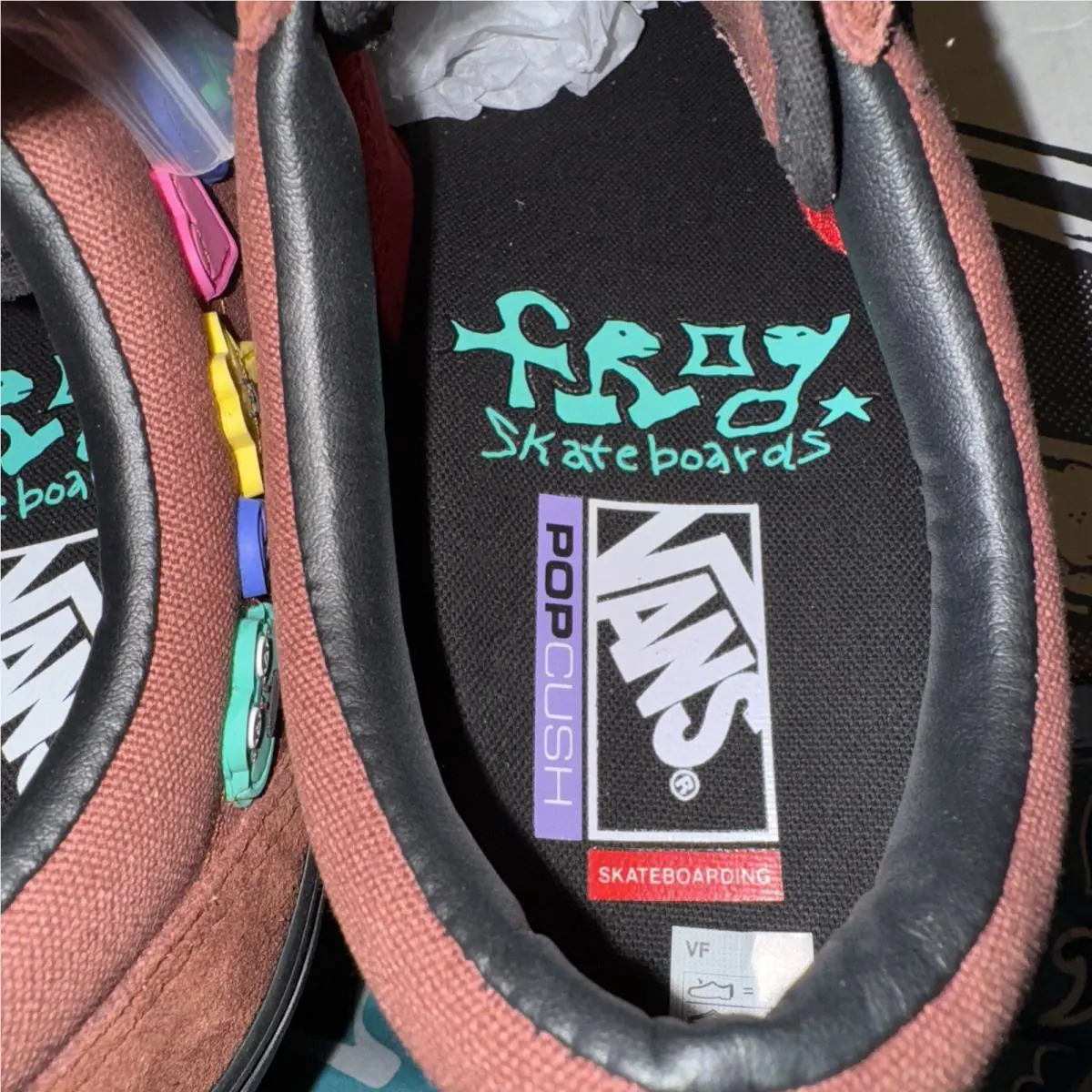 Vans shoes - Skate Old Skool x Frog Skateboards Brown/Black Shoes - VN0A5FCBY49 - Brown/Black/Multicolor (UPC: 196570138806) 9
