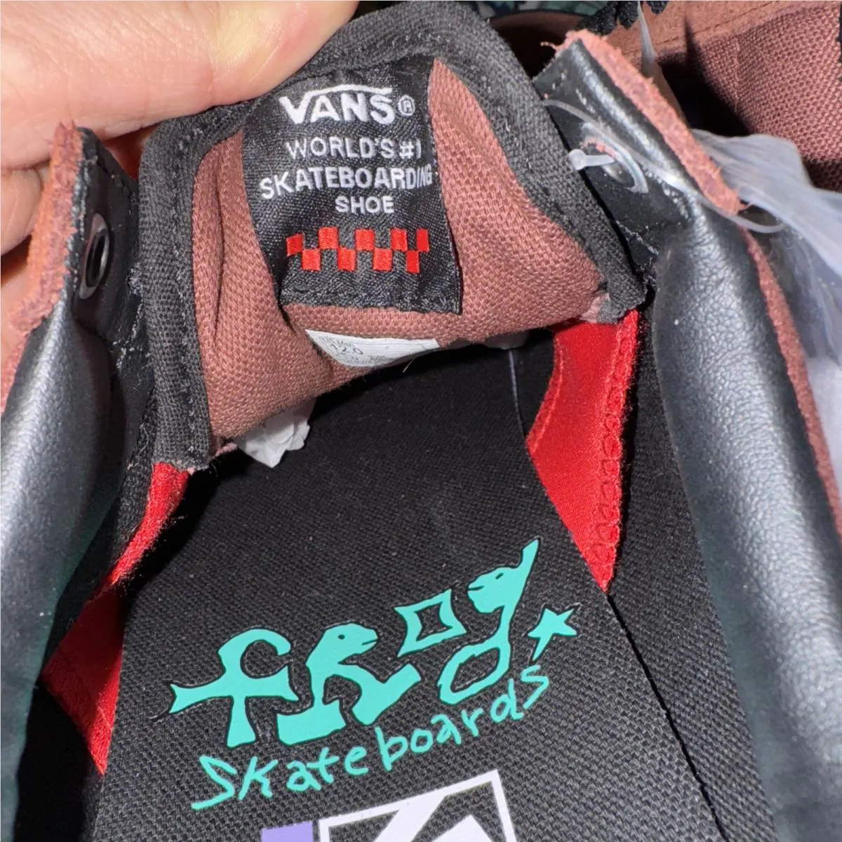 Vans shoes - Skate Old Skool x Frog Skateboards Brown/Black Shoes - VN0A5FCBY49 - Brown/Black/Multicolor (UPC: 196570138806) 15