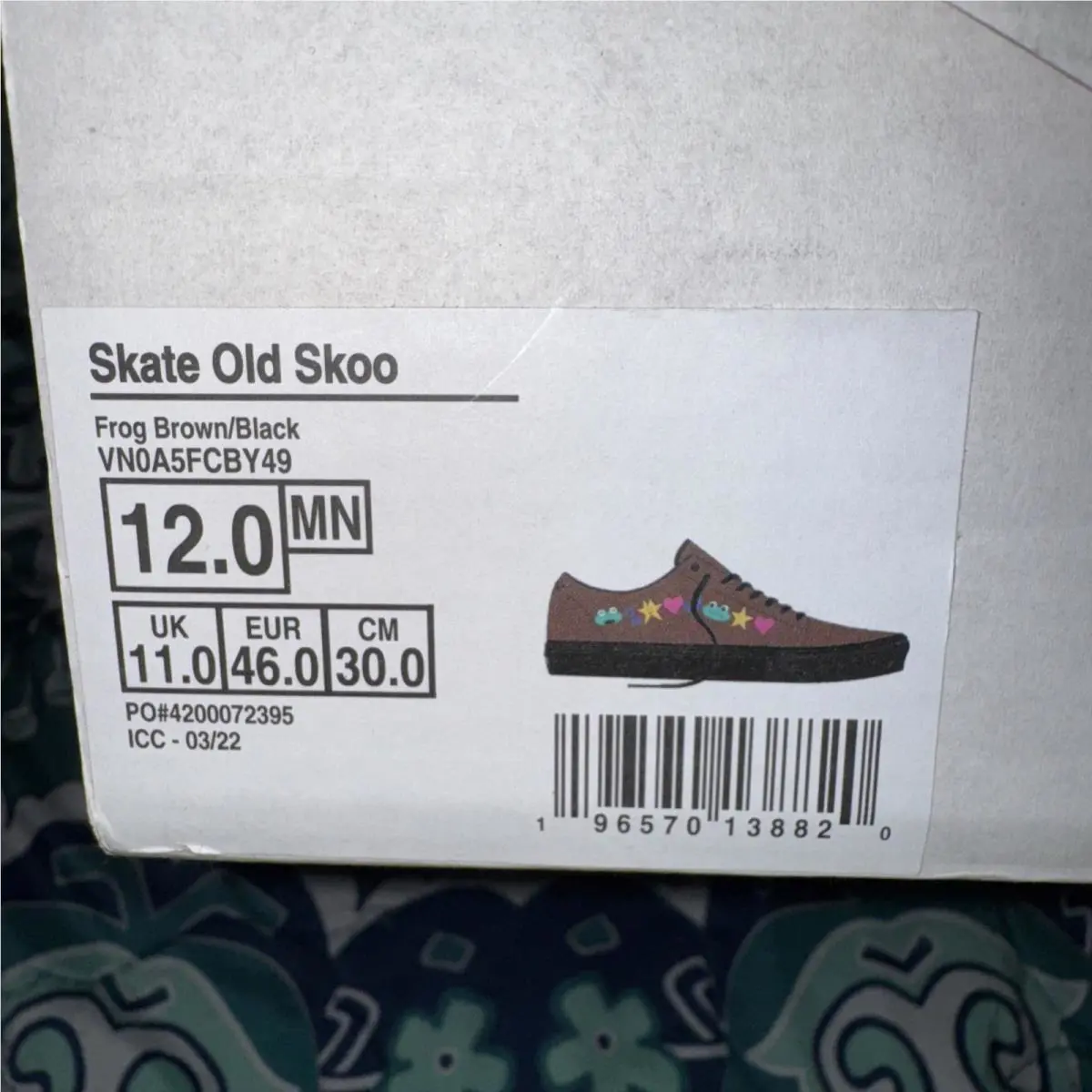 Vans shoes - Skate Old Skool x Frog Skateboards Brown/Black Shoes - VN0A5FCBY49 - Brown/Black/Multicolor (UPC: 196570138806) 19