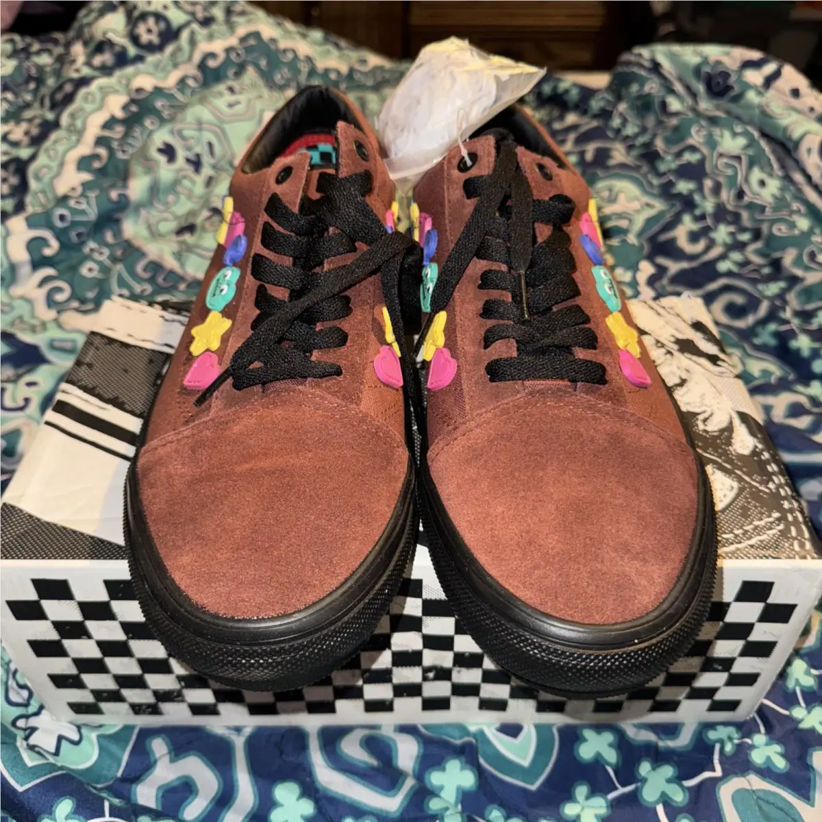 Vans shoes - Skate Old Skool x Frog Skateboards Brown/Black Shoes - VN0A5FCBY49 - Brown/Black/Multicolor (UPC: 196570138806) 3