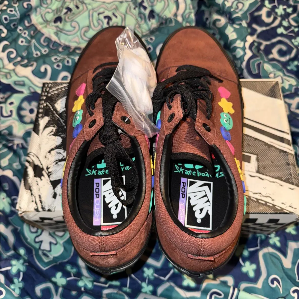 Vans shoes - Skate Old Skool x Frog Skateboards Brown/Black Shoes - VN0A5FCBY49 - Brown/Black/Multicolor (UPC: 196570138806) 5
