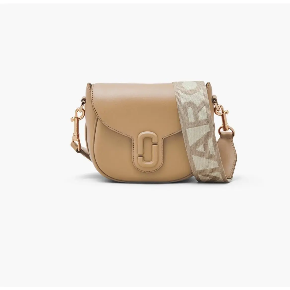 Marc Jacobs The Covered J Marc Saddle Bag in Camel by Marc By Marc Jacobs