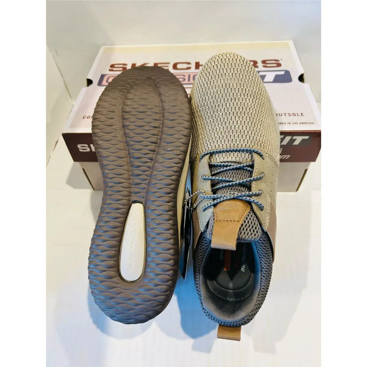 Skechers shoes - Beige (UPC: 191665193548) 1