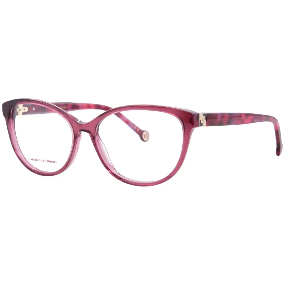 Carolina Herrera HER-0240 82U Eyeglasses Women`s Burgundy/red Full Rim 55mm - Frame: Red