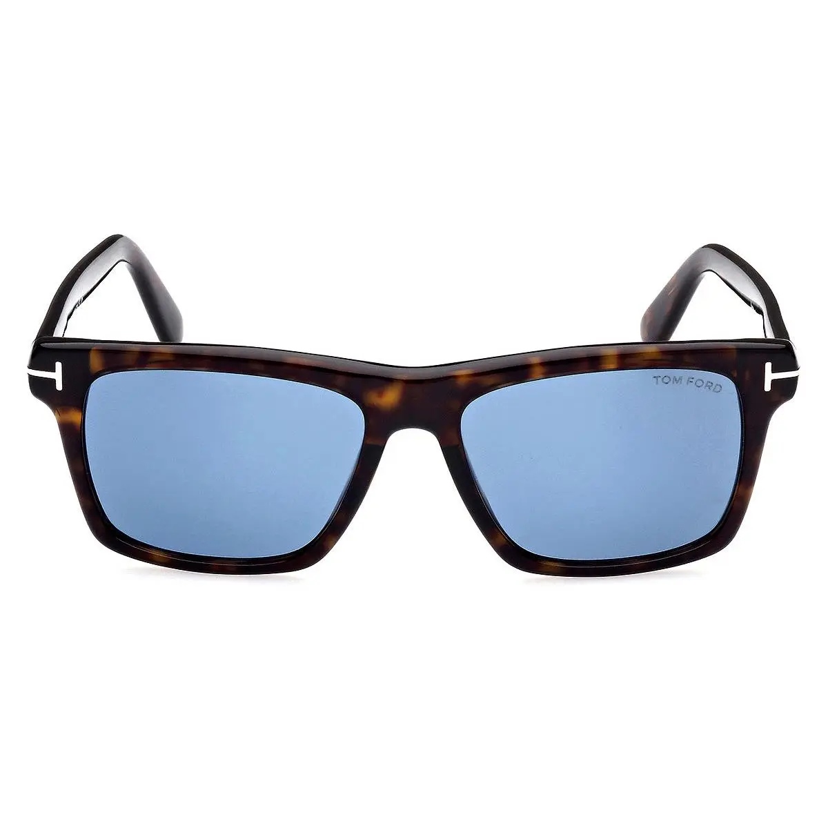 Tom Ford FT0906 Buckley-02 Sunglasses Shiny Classic Dark Havana Blue 56mm